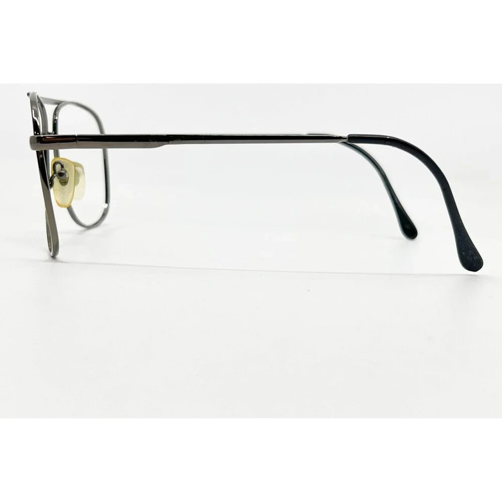 J&B Daniel Flex Gun Eyeglasses Mens Gunmetal Aviator Frames 56-18-140